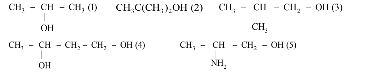 Các chất hoá học